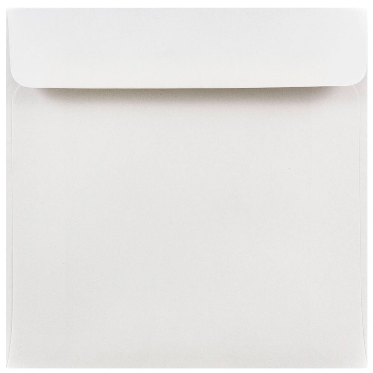 JAM Paper 6" x 6" White Square Invitation Envelopes